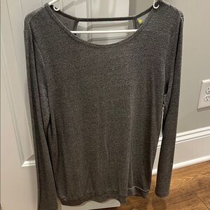 Zella Charcoal Long Sleeve Women's Top